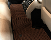 BMW 7 серия F01/F02 2008-2015 гг. Коврики EVA (для F02, Коричневые) фото 3