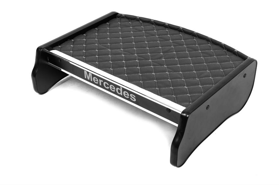 Mercedes Vito W639 2004-2014 гг. Полка на панель (Серая с серой строчкой) Image