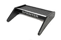 Полка на панель (Серая с серой строчкой) фото 1