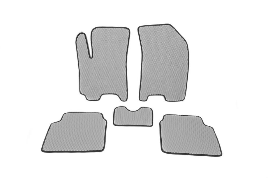 Chevrolet Aveo T200 2002-2008 гг. Коврики EVA (Серые) Image