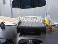 Renault Kangoo 2008–2020 гг. Полка на панель (Серая с серой строчкой) фото 2