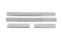 Накладки на пороги (Omsa Exclusive, 4 шт, нержавейка) фото 2