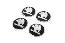 Skoda Наклейки на колпачки дисков V1 60мм (4шт) фото 2