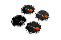 Наклейки на колпачки дисков TypeR V1 60мм (4шт) фото 1 Наклейки на колпачки дисков TypeR V1 60мм (4шт) фото 1