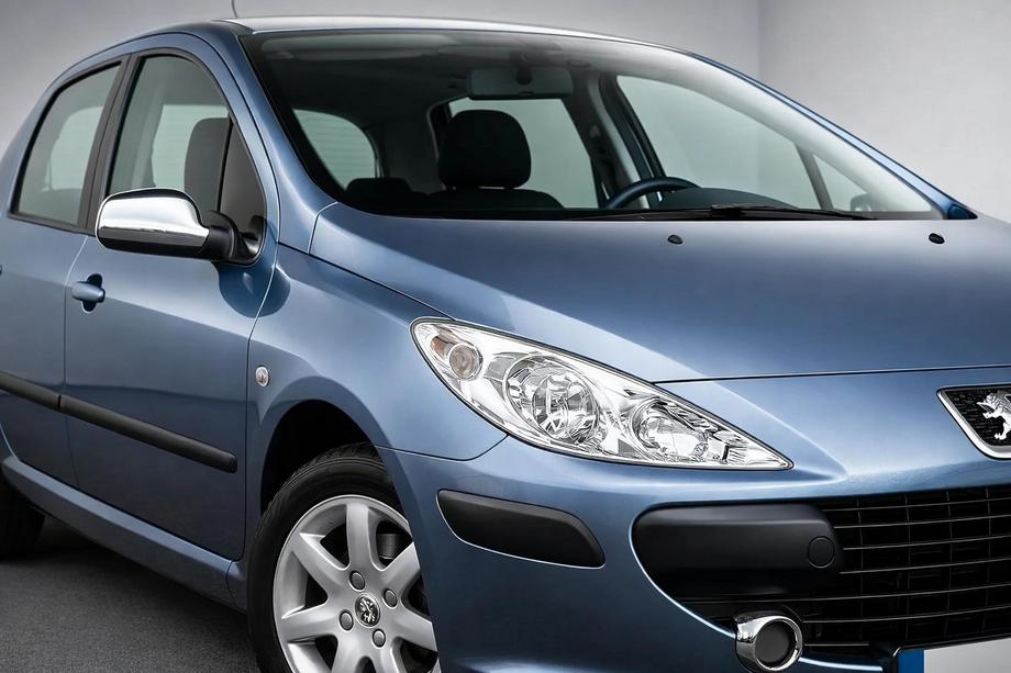 Peugeot 307 2001-2008 гг. Накладки на Зеркала (2 шт, Пластик) Image