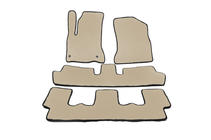 Citroen C-4 Picasso 2006-2013 гг. Коврики EVA (3 ряда, бежевые) фото 1