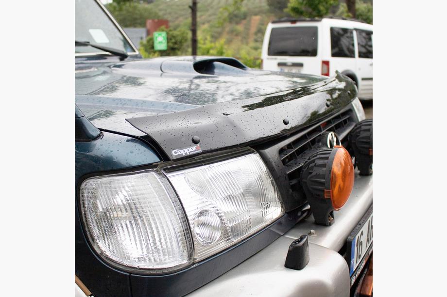 Hyundai Galloper 1997-2003 гг. Дефлектор капота (EuroCap) Image
