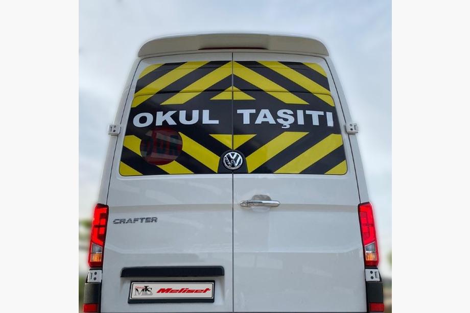 Volkswagen Crafter 2016- гг. Спойлер (под покраску) Image