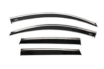 Skoda Karoq 2018- гг. Хромированные ветровики (4 шт, Niken) фото 1