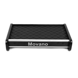 Полка на панель (Черная с черной строчкой) Opel Movano 2004-2010 гг. фото 2