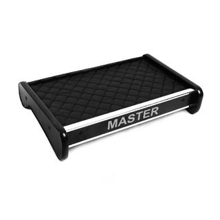 Полка на панель (Черная с черной строчкой) фото 3