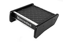 Полка на панель (Серая с серой строчкой) фото 1