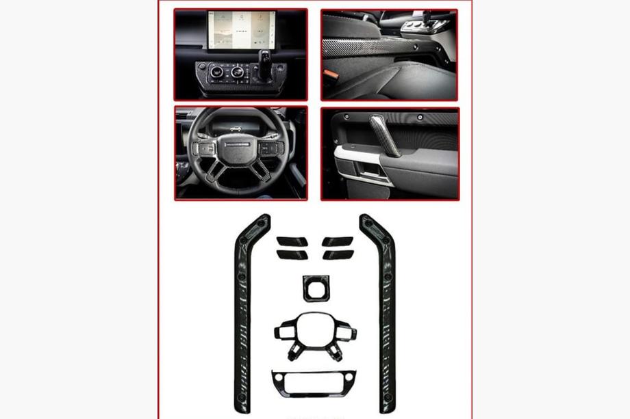 Land Rover Defender 2019- гг. Карбоновые накладки в салон Image