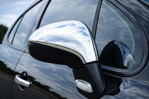 Peugeot 308 2007-2013 гг. Накладки на Зеркала (2 шт, Нержавеющая Сталь) Carmos - Турецкая Нержавеющая Сталь фото 1