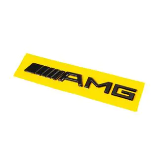 Эмблема AMG (20см, ABS, Черный) фото 1