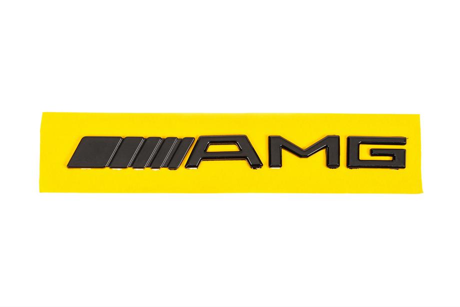 Mercedes-Benz Эмблема AMG (20см, ABS, Черный) Фото 2