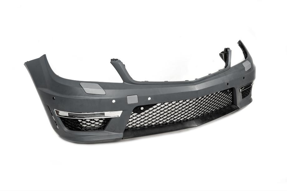 Mercedes C-class W204 2007-2015 гг. Передний бампер 2011-2014 AMG C63 (полный комплект) Image