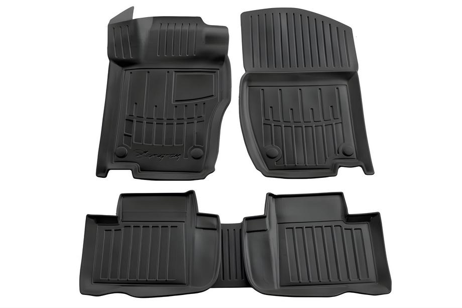 Mercedes ML W164 2005-2011 гг. Коврики резиновые Stingray 3D (5 шт, полиуретан) Image