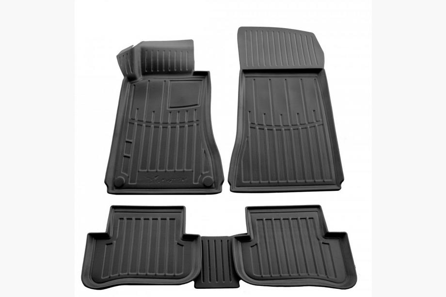 Mercedes C-class W203 2000-2007 гг. Коврики резиновые Stingray 3D (5 шт, полиуретан) Image