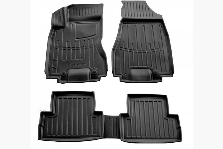 Nissan X-trail T31 2007-2014 гг. Коврики резиновые Stingray 3D (5 шт, полиуретан) Image