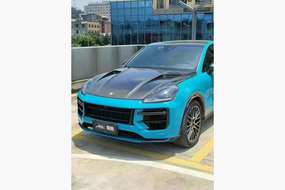 Porsche Cayenne 2018- гг. Капот (Карбон) Фото 4