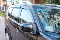 Peugeot 4007 2007-2013 гг. Ветровики на окна (4 шт, HIC) фото 5
