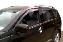 Peugeot 4007 2007-2013 гг. Ветровики на окна (4 шт, HIC) фото 6