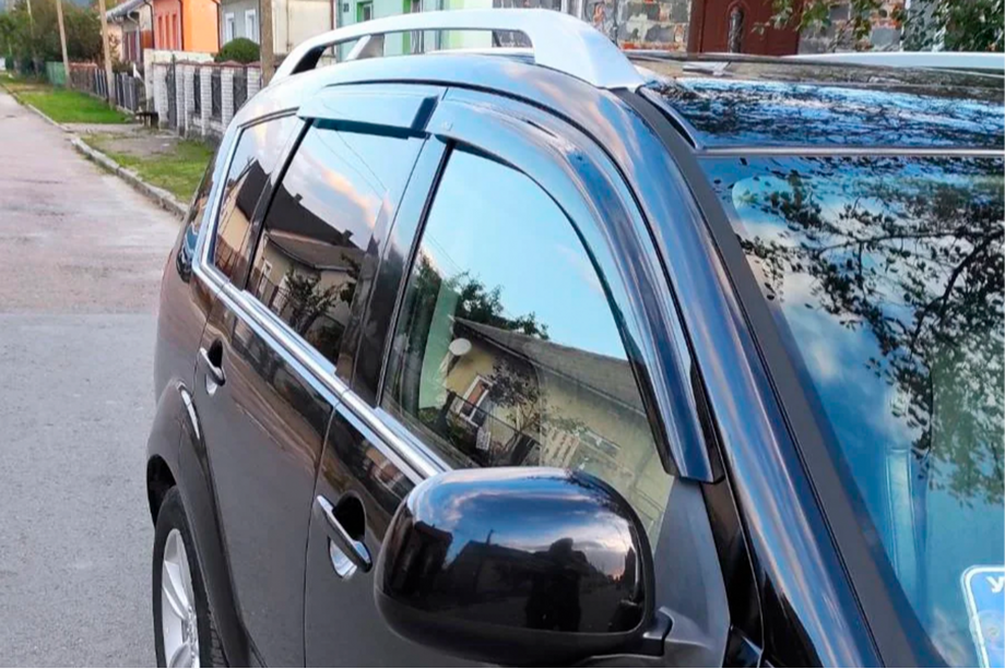 Peugeot 4007 2007-2013 гг. Ветровики на окна (4 шт, HIC) Image