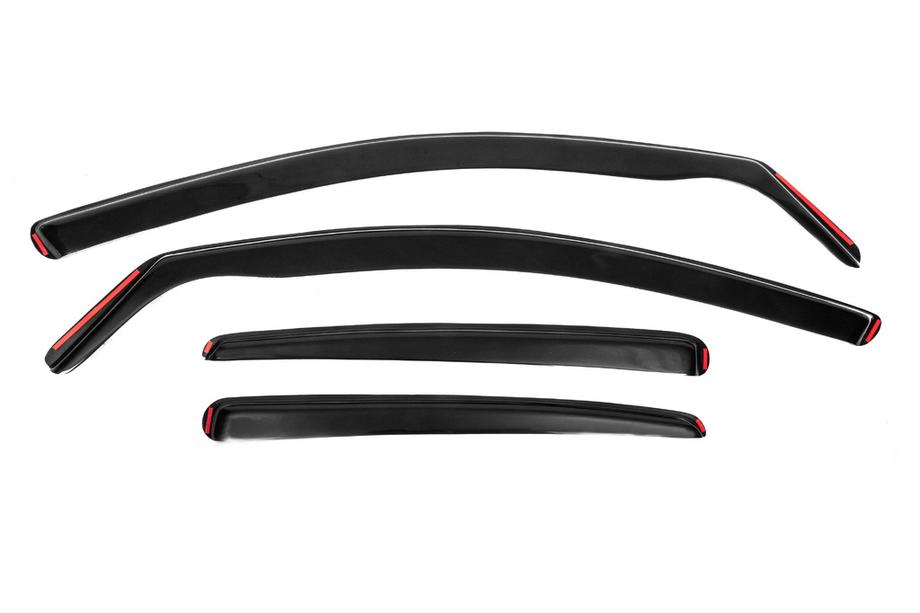 Audi A6 C7 2011-2017 гг. Вставные ветровики SD (Esa, 4 шт) Image