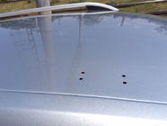 Renault Captur 2013-2019 гг. Рейлинги Skyport (серый матовый) фото 3