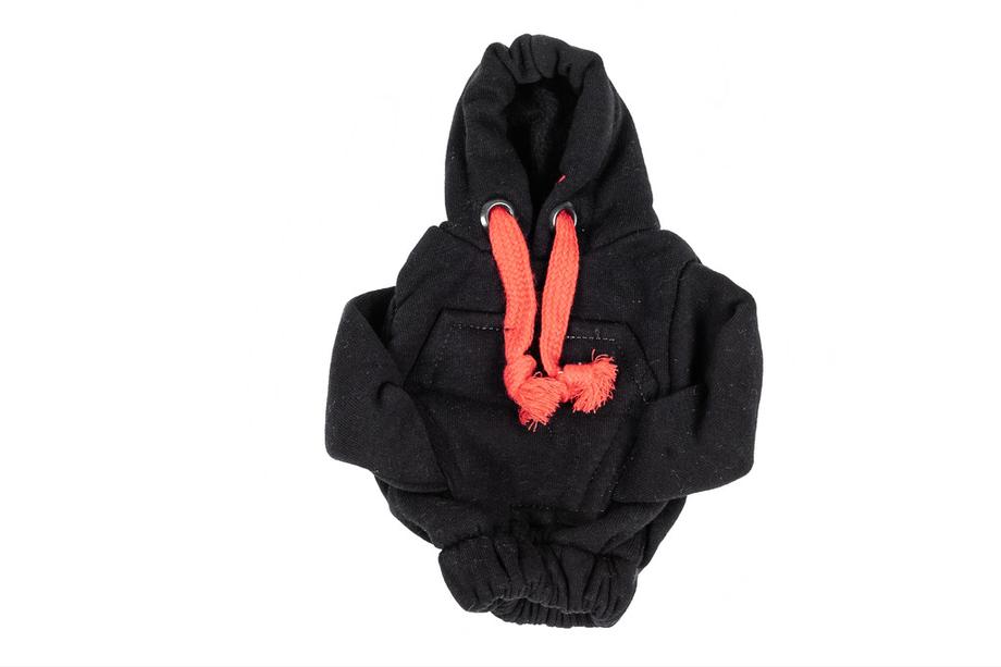 Чехол КПП в стиле худи (Черный, красный шнурок) Фото 3