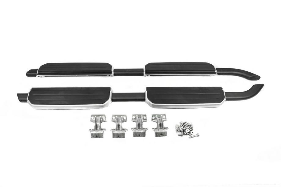 Land Rover Defender 2019- гг. Боковые пороги OEM Silver (для 110/130, 2 шт.) Фото 3