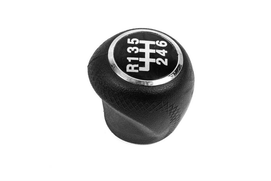 Fiat Doblo II 2010-2022 гг. Ручка КПП 6-ступенчатая V4 55346753 (черная+хром) Image