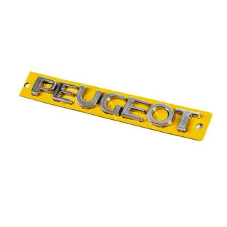 Надпись Peugeot 8665.PW (137мм x 15мм) Peugeot 207 2006–2014 гг. фото 2