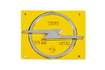 Эмблема Opel 7326D (110мм x 140мм) фото 1