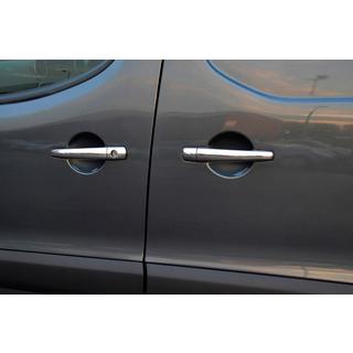 Хромированные Накладки на Ручки Дверей (4 шт, Нержавейка)