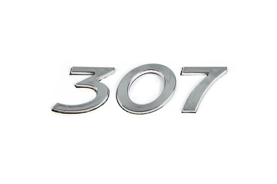 Peugeot 307 2001-2008 гг. Надпись 307 (105мм x 30мм) Image