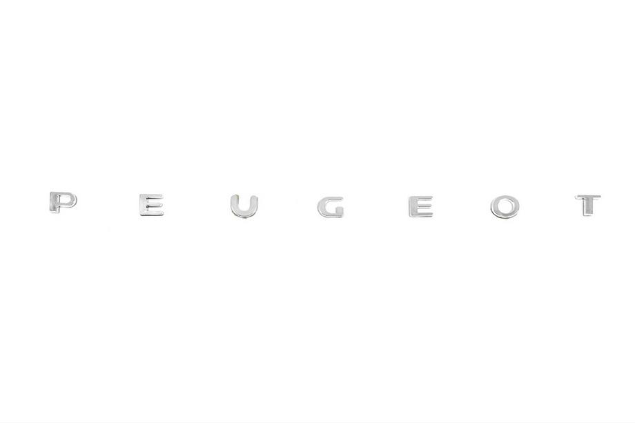 Peugeot Partner Tepee 2008-2018 гг. Надпись Peugeot (630мм x 25мм) Image