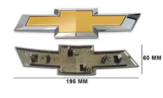 Chevrolet Эмблема Chevrolet (195 мм x 60 мм) фото 3