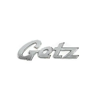 Надпись Getz (100мм x 38мм) фото 1