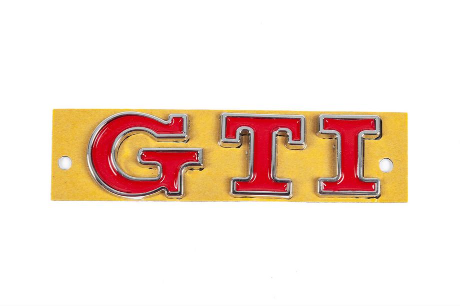 Надпись GTI (90мм x 25мм) Image Надпись GTI (90мм x 25мм) Image