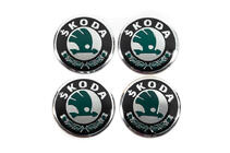 Skoda Наклейки на диски 56мм J1009 (4 шт) фото 4