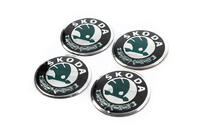 Skoda Наклейки на диски 56мм J1009 (4 шт) фото 5