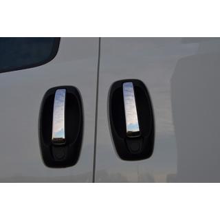 Хромированные Накладки на Ручки Дверей (4 шт, Нержавейка) фото 3