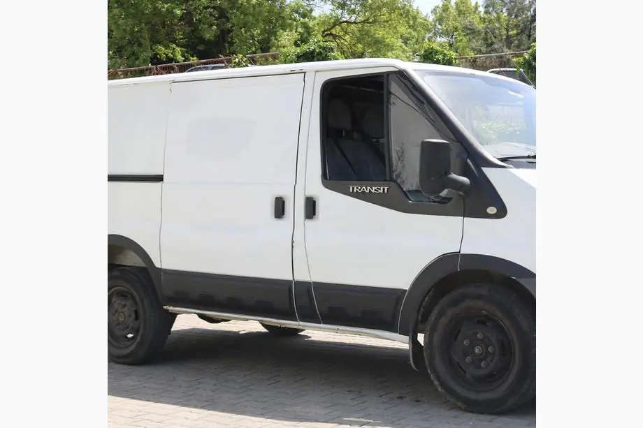 Ford Transit 2000–2014 гг. Дверные молдинги EuroCap (6 шт, ABS, короткая база)