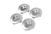 Серые колпачки на диски 81569 (57мм на 50мм, комплект 4 шт) фото 2 Серые колпачки на диски 81569 (57мм на 50мм, комплект 4 шт) фото 2