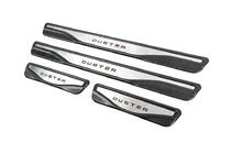 Renault Duster 2008-2017 гг. Накладки на пороги Carmos V4 (4 шт, нержавейка) фото 2