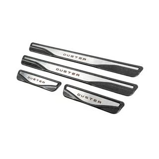 Накладки на пороги Carmos V4 (4 шт, нержавейка) Renault Duster 2008-2017 гг. фото 2