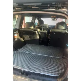 Коврик в багажник EVA (2 части, черный) Toyota Highlander 2008-2013 гг. фото 2
