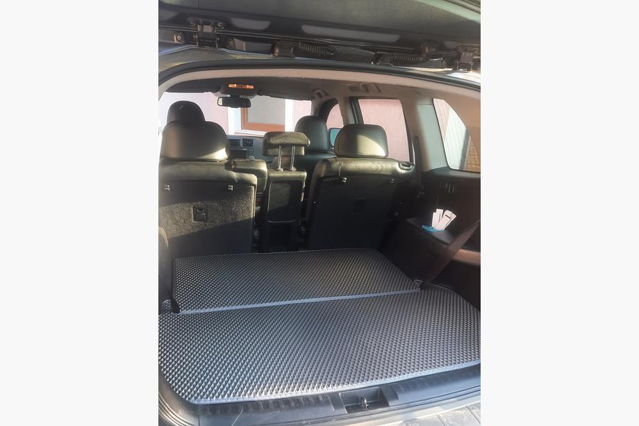 Toyota Highlander 2008-2013 гг. Коврик в багажник EVA (2 части, черный) Фото 1